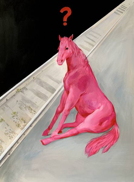 художник Cherepanova Maria - картина В ожидании поезда