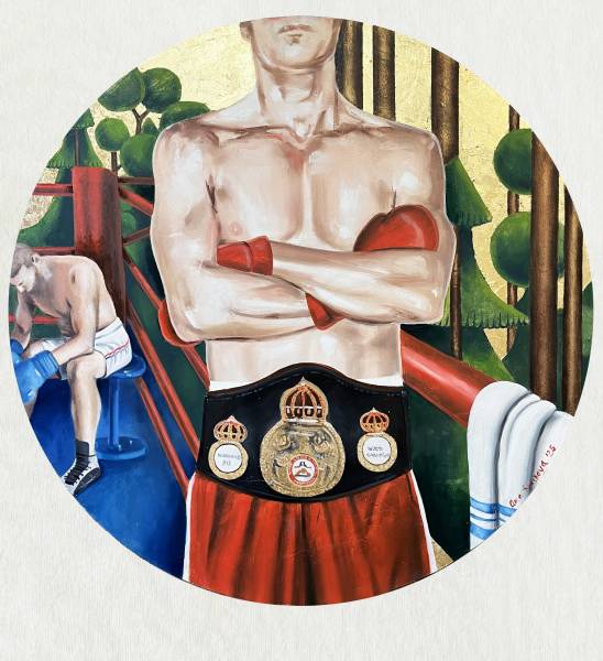 художник Красная Анна - картина Чемпион диаметр