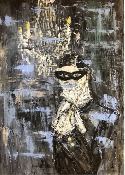 художник Нестеренко Эдит - картина Театралка