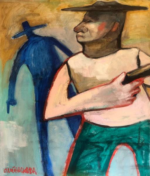 художник Олейникова Лера - картина Шпион