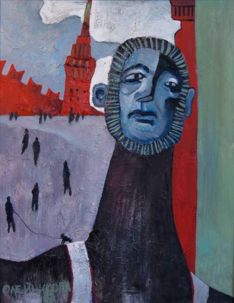 художник Oleynikova Lera - картина Бахтиёр разочарован Москвой