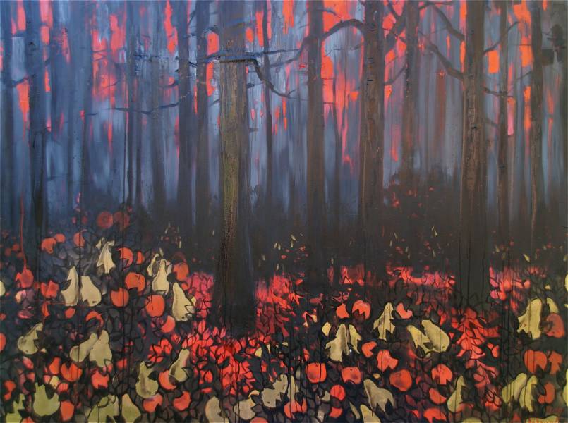 художник Баранова Маргарита - картина Таинственный лес 2