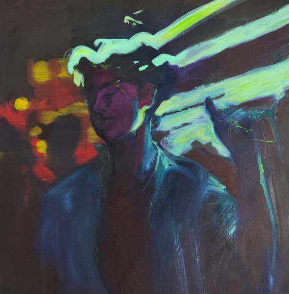 художник Прадес Надежда - картина Неон