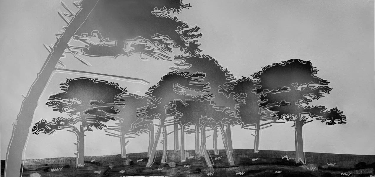 художник RYASKARTSTYLE  - картина Из серии Я заблудился в сумрачном лесу, но чувствую свет