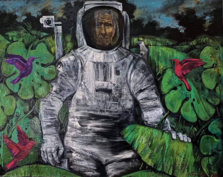 художник Баранова Маргарита - картина Лес на неведомой планете