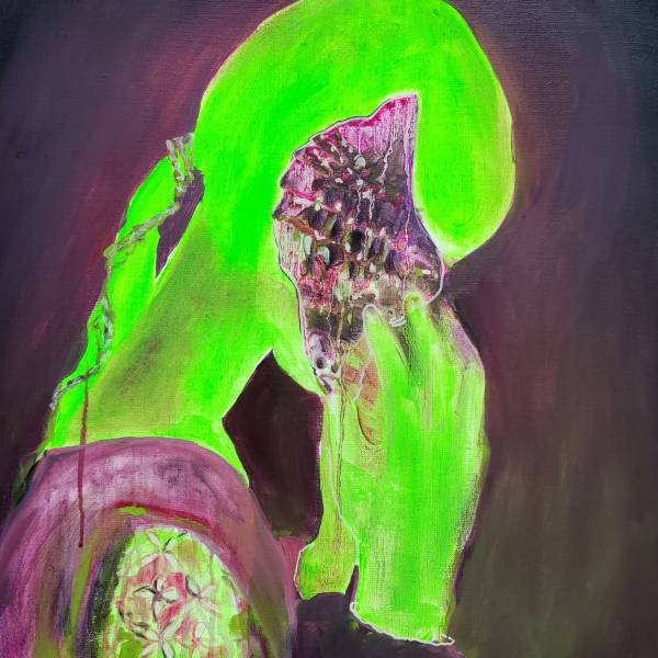 художник Прадес Надежда - картина Девушка с раковиной