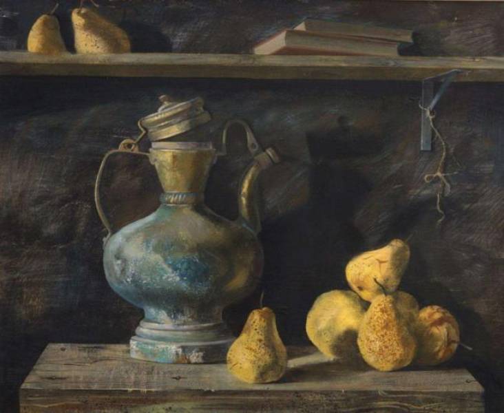 художник Hortnagl Dinara - картина Натюрморт с сухими цветами